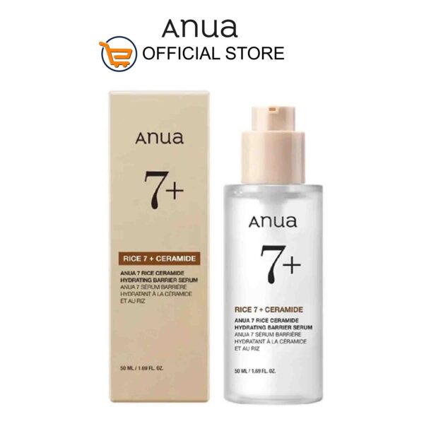 ANUA Rice 7 Ceramide Hydrating Barrier Serum 50ml